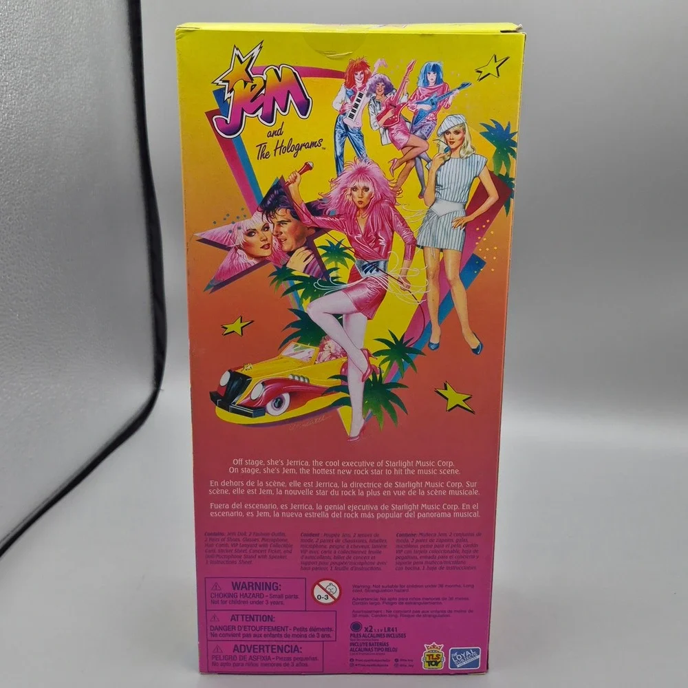 The Loyal Subjects Jem and The Holograms Jem Jerrica 16 Piece Doll Plays Music